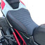 Asiento delantero cuero para motociclista Kawasaki Z negro