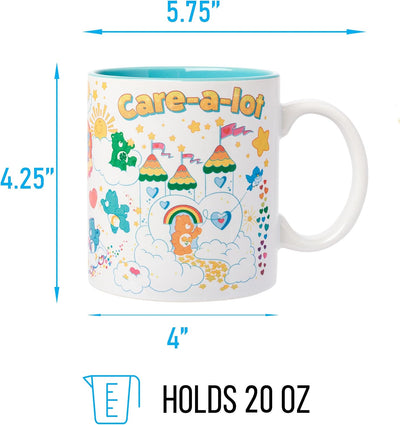 Taza Cerámica Care Bears 20oz para Café con Asa y Tapa