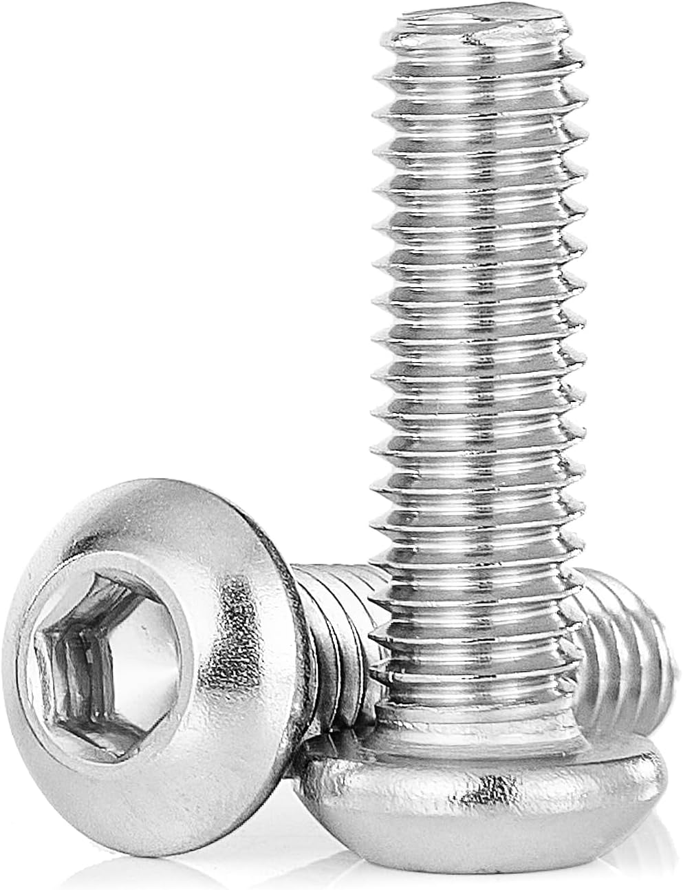 Tornillos M5 acero inox 304 cabeza botón 50uds
