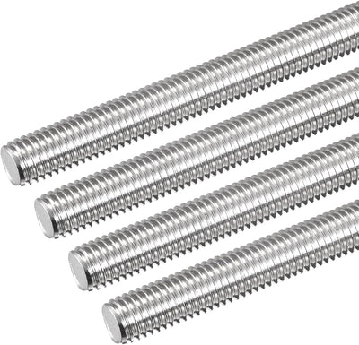 Varilla roscada M12 x 6.299pulg 304 acero inox set 4