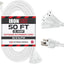 Cable extensión 50ft 16/3 SJTW 3 tomas 13A exterior con luz