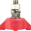 Bloque conexiones acero inox 1/2pulg color rojo