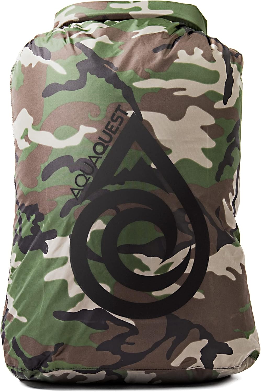 Bolsa impermeable camuflaje boscoso 20L con tapa enrollable