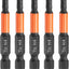 5 Brocas Hex 0.157pulg S2 Acero Magnético Impacto