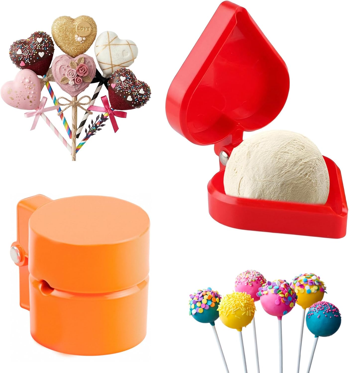 Set 2 Moldes Plástico Tartas Hornear Cumpleaños Bodas