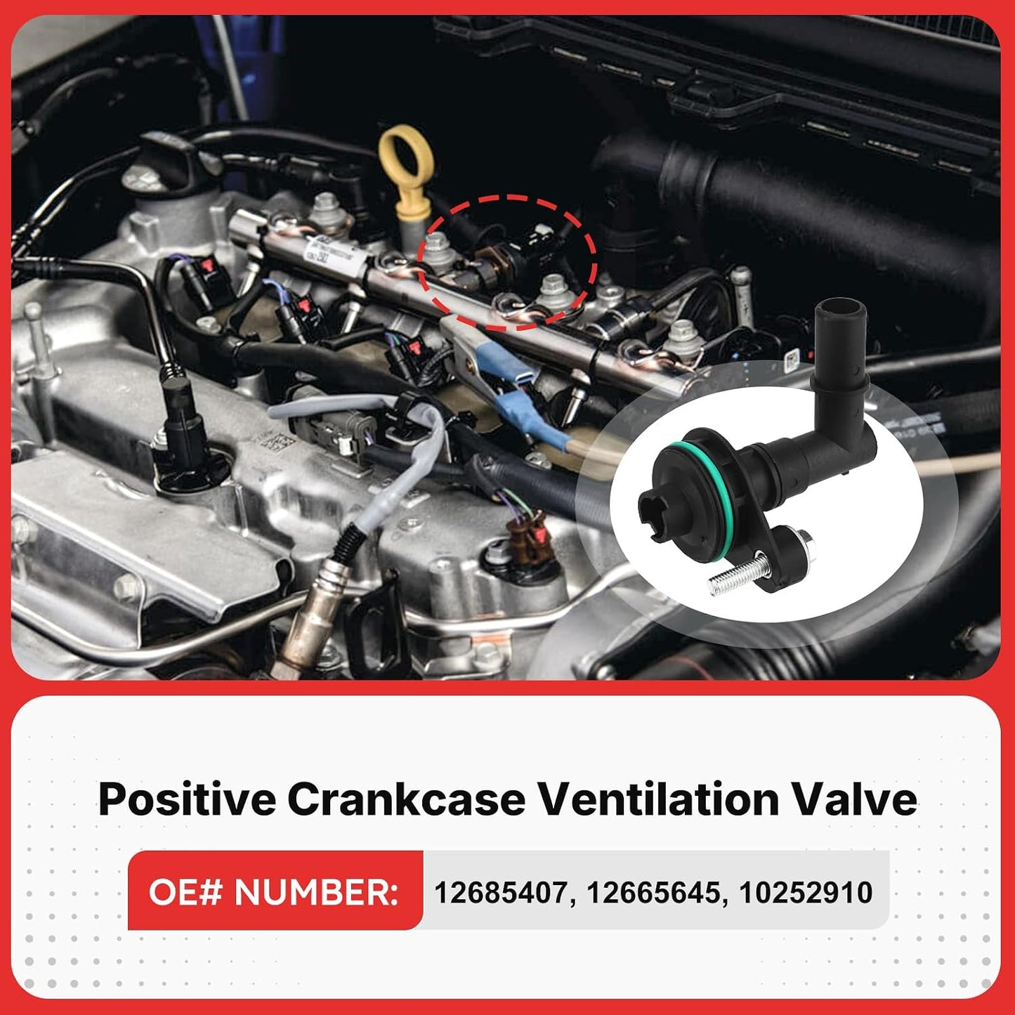 Válvula PCV para Buick Encore Chevrolet Volt Cruze 2016-2024