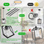 2 Lámparas colgantes isla cocina negro ajustable metal transparente