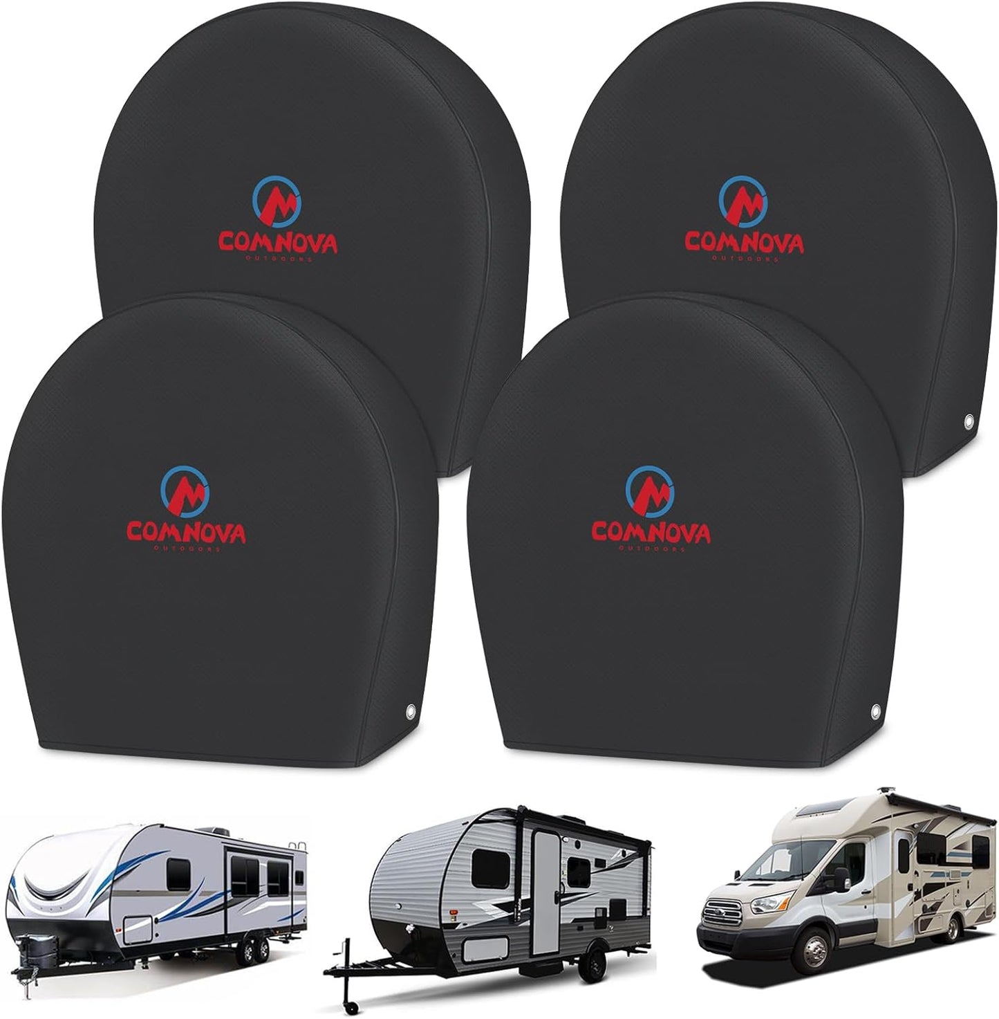 Fundas neumáticos RV pack 4 protector rueda resistente