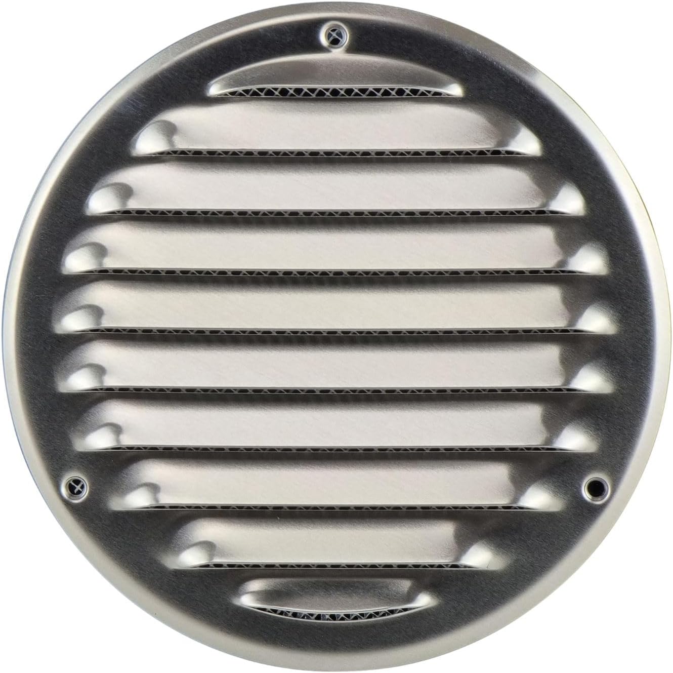 Cubierta ventilación aluminio 5pulg rejilla redonda