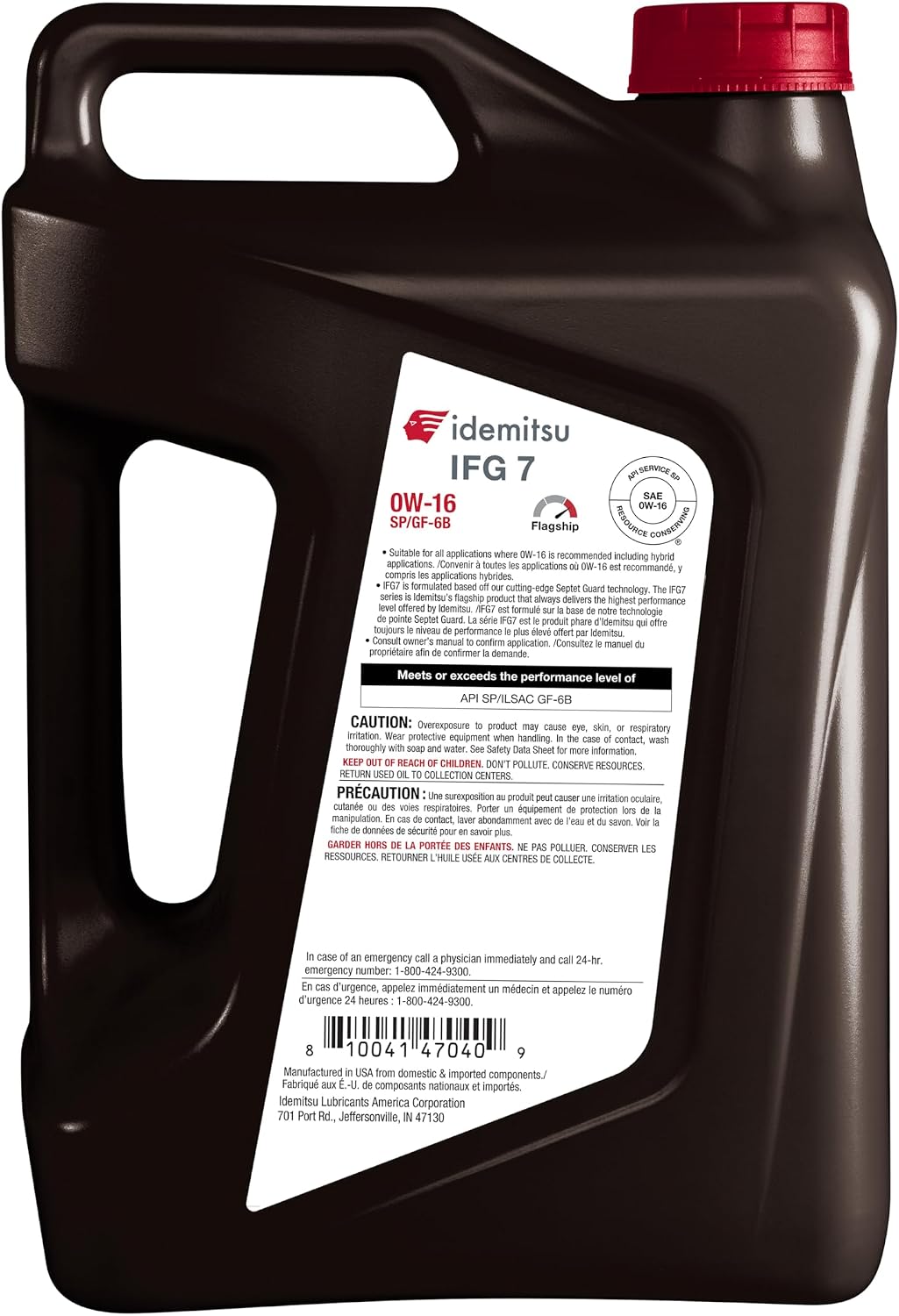 Aceite motor IFG7 0W-16 5qt para máxima eficiencia