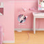 Cable extensión rosa 10ft 6 salidas 3 puertos usb soporte pared