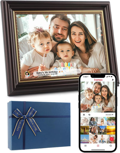Marco digital Frameo 10.1pulg WiFi 32GB pantalla HD