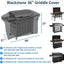Cubierta parrilla Blackstone 36pulg 600D poliéster con correa