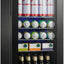 Mini refrigerador bebidas 160 latas puerta vidrio control temp