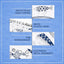 Cortinas ducha poliéster estampado peces 72x72pulg azul