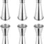 Medidor doble acero inox 1/2oz 6uds