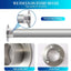 Soportes barra armario acero inox 1-1/2" plateado 4uds