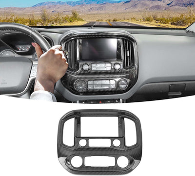 Tapa ventilación GPS consola fibra carbono Chevy 14-22