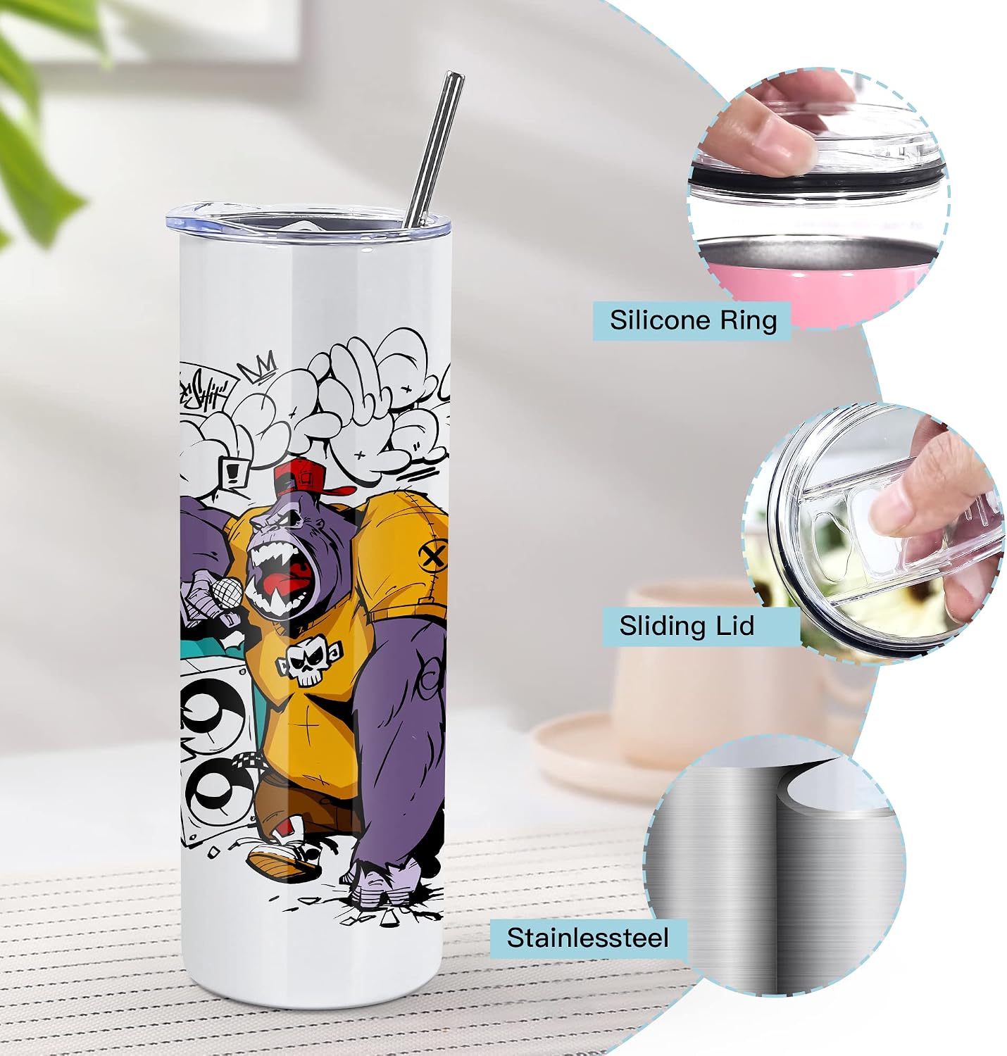 Vasos sublimación 30oz acero inox doble pared set 6