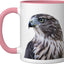 Taza Cerámica para Aves Hawke Raptor Rosa/Blanca