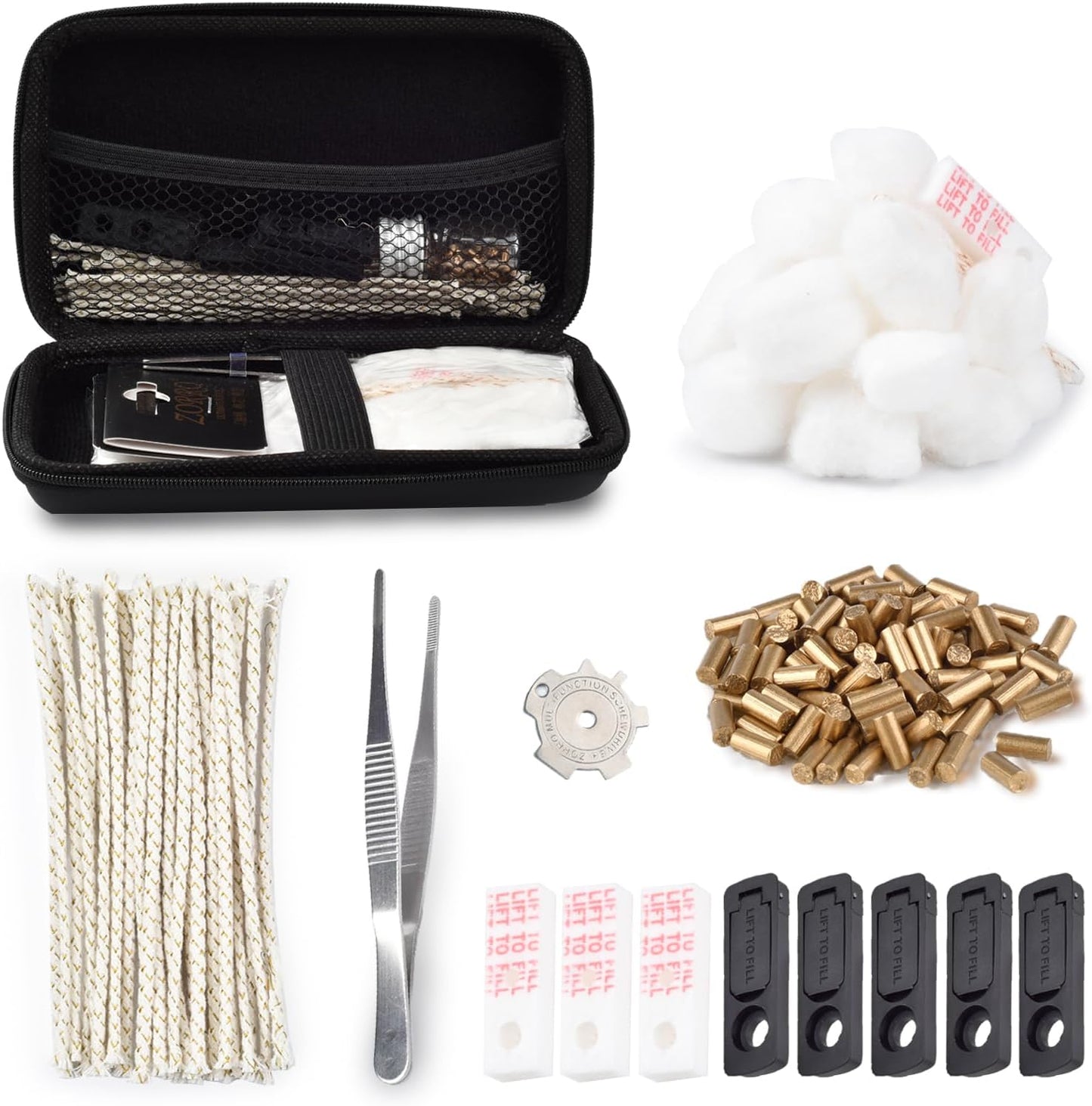 Kit reparación encendedor vintage y accesorios