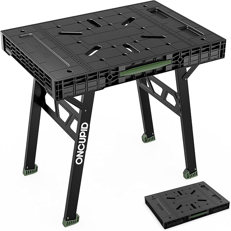 Mesa trabajo plegable portátil 34x25x31pulg