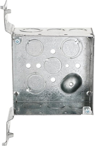 Soporte madera metal 1/2-3/4 pulg cuadrado gris