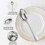 Set 2/4/6 cucharas acero inox 8pulg hogar cocina