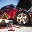 Kit emergencia automóvil con cables puente y herramientas