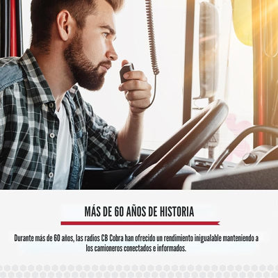 Radio CB profesional 29 LTD cromado 40 canales 4 vatios