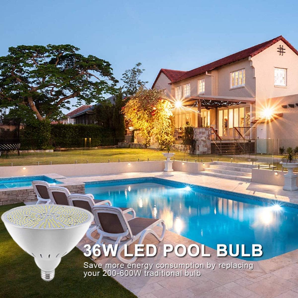Bombilla LED PAR56 luz diurna 6000K base E26