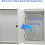 Caja eléctrica IP67 acero inox cubierta gris