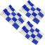Banderas golf cuadros 8x6pulg mini verdes patio jardín 3 set