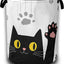 Cesto lavandería gatos 16x20.8pulg impermeable tela oxford