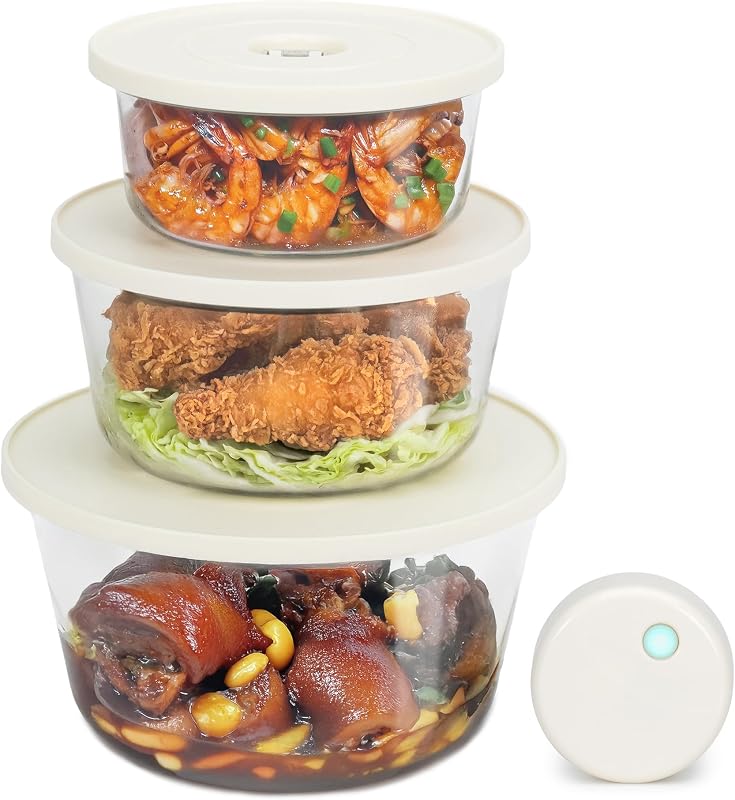 Sellador al vacío eléctrico 3 vidrios borosilicato