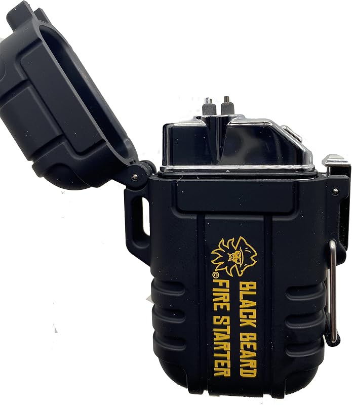 Encendedor plasma doble arco impermeable USB para campamento