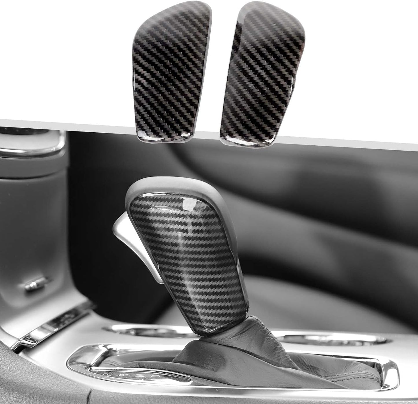 Cubierta palanca cambios fibra carbono Jeep Grand Cherokee