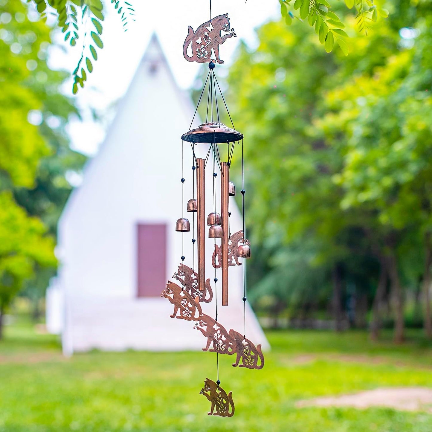 Campanillas viento metal para exteriores regalo conmemorativo