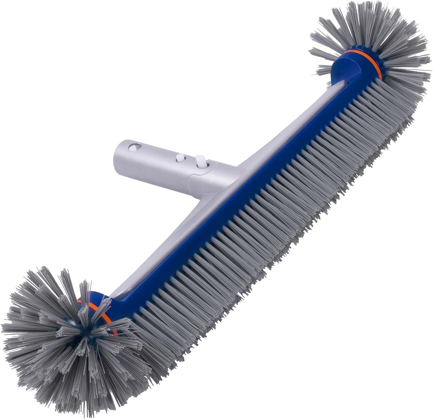 Cepillo piscina 17.5pulg cerdas alta calidad mango aluminio