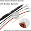 Cable acero galvanizado 1/8pulg con ojales 10pzas