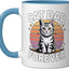 Taza Cerámica Cat Dad Forever Azul/Blanco