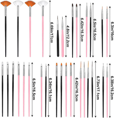 Juego de 30 pinceles para decorar pasteles y galletas aptos para alimentos