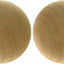 Pomo madera natural para hongos 2" set 2