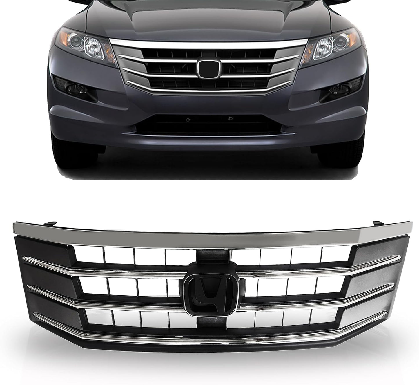 Parachoques delantero malla cromo Honda Accord 2010-11