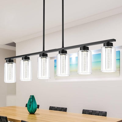 6 Luces LED Negras 5CCT para Isla Cocina