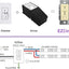 Controlador LED 100W interruptor atenuación 120V CA 24V CC