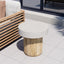 Mesa auxiliar redonda MgO 19.7pulg base madera sintética