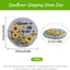 Piedras de abejas de girasol decorativas para jardín y hogar