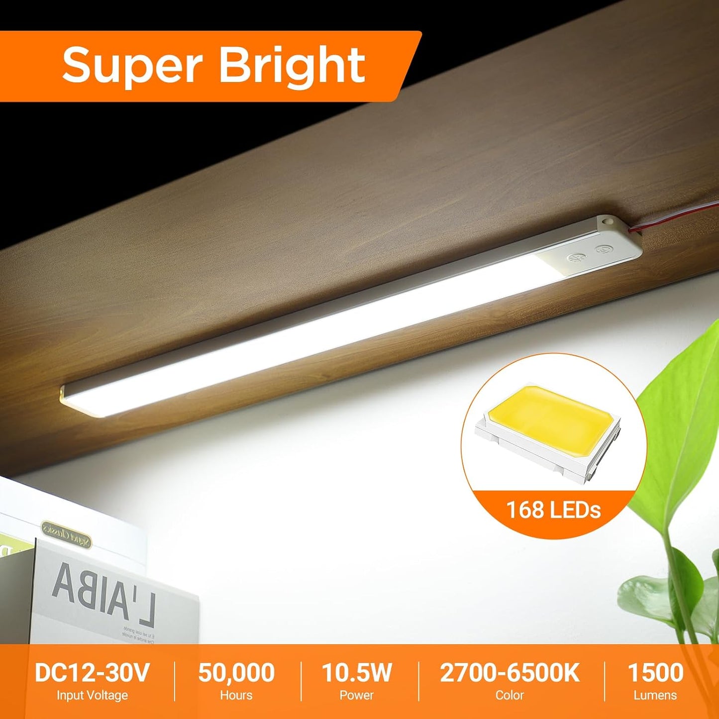 Tira luz LED 12V 3 colores 10.5W 1500lm para caravana RV camión