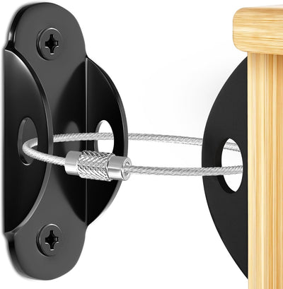 Anclajes muebles anti punta 400lb paquete 10